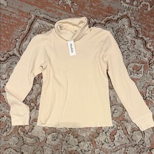 Noble Oatmilk Turtleneck Sweater for Women
